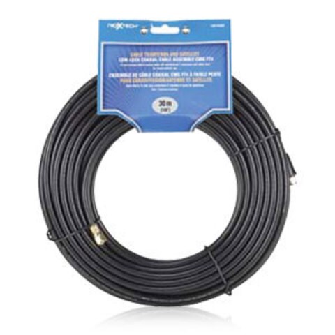 Nexxtech 30m 100 RG 6 Outdoor Coaxial Cable