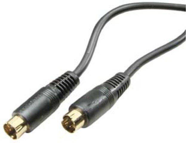 Nexxtech 1.8m 6 Gold plated S Video Cable