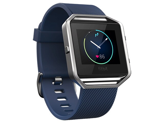 Fitbit Blaze Activity Tracker Small Blue Silver
