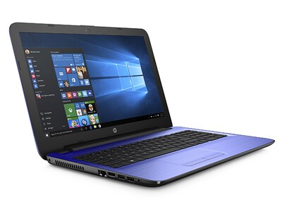HP 15-ba026ca 15.6” Laptop with AMD A6-7310, 500GB HDD, 4GB RAM & Windows 10 Home - Blue