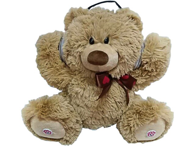 I Talk Teddy Bear Dancing BluetoothÂ® Speaker Brown
