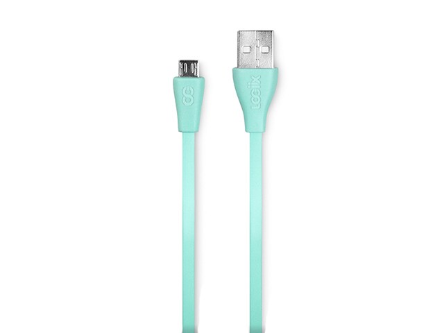 LOGiiX Flat Flex Micro USB Limited Edition Cable â€“ Mint