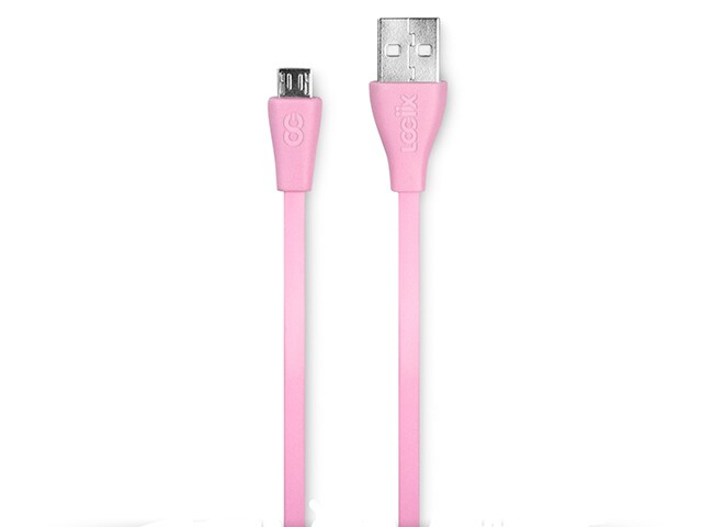 LOGiiX Flat Flex Micro USB Limited Edition Cable Rose