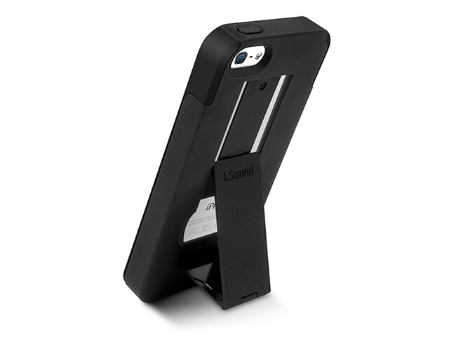 iSound DuraView Case for iPhone 5 5s with Kickstand Black