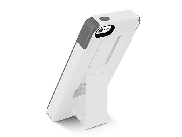 iSound DuraView Case for iPhone 5 5s with Kickstand White