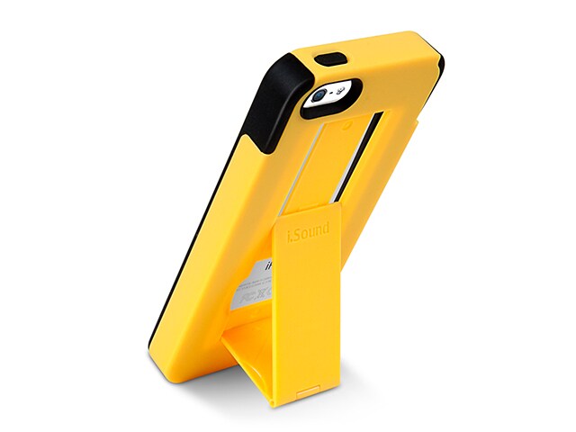 iSound DuraView Case for iPhone 5 5s with Kickstand Yellow