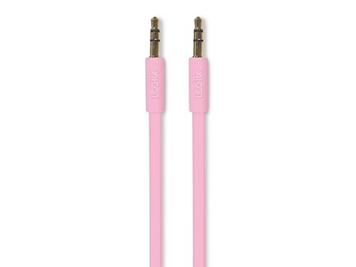 LOGiiX 1.5m (4.9’) Flat Flex Limited Edition 3.5mm Auxiliary Cable - Rose