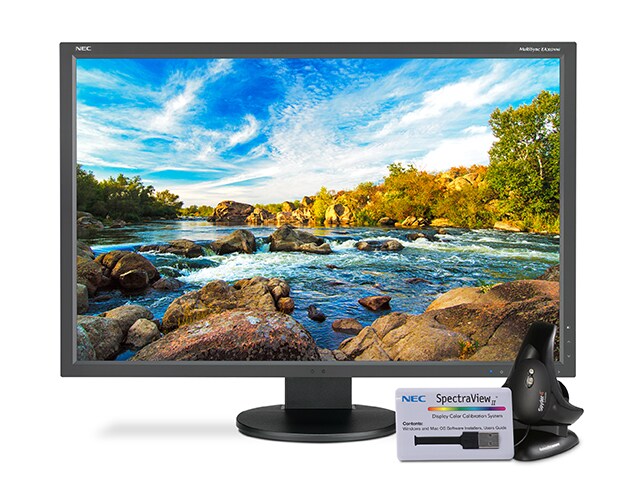 NEC MultiSync EA305WMI BK SV 30â€� Widescreen LED IPS WQXGA Monitor Black