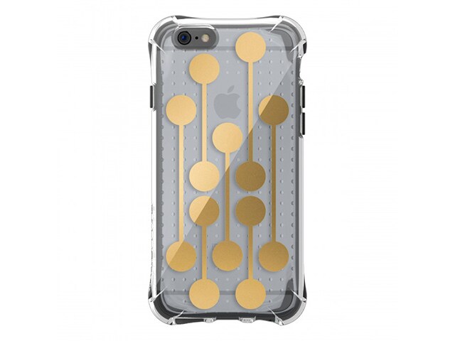 Ballistic Jewel Mirage Retro Case for iPhone 6 6s Clear Gold