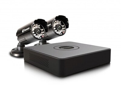 Swann Alpha SWDVK-4ALP12 Indoor & Outdoor Day & Night 4-Channel Security System with 500GB DVR and 2 Weatherproof Cameras