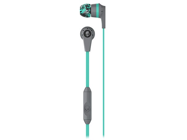 Skullcandy Inkâ€™d 2 Earbuds with In Line Controls Grey Mint