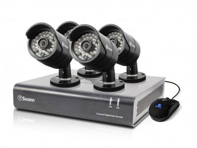 Swann SWDVK-844004 8-Channel 720p Security System with DVR & 4 x PRO-A850 Cameras