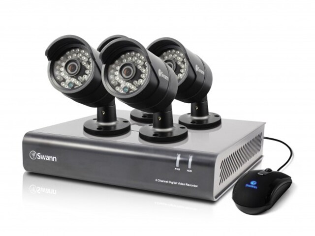 Swann SWDVK 444004 4 Channel 720p DVR with 4 x PRO A850 Cameras