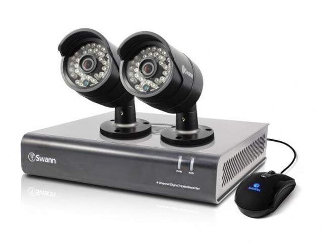 Swann SWDVK 444002 4 Channel 720p DVR with 2 x PRO A850 Cameras