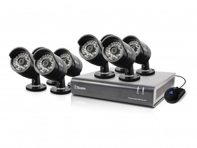 Swann SWDVK 844008 8 Channel 720p DVR with 8 x PRO A850 Cameras