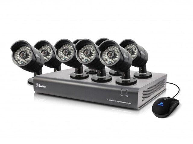 Swann SWDVK 1644008 16 Channel 720p DVR with 8 x PRO A850 Cameras