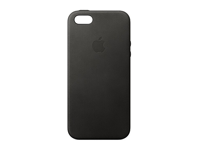 AppleÂ® Leather Case for iPhone 5 5s SE Black