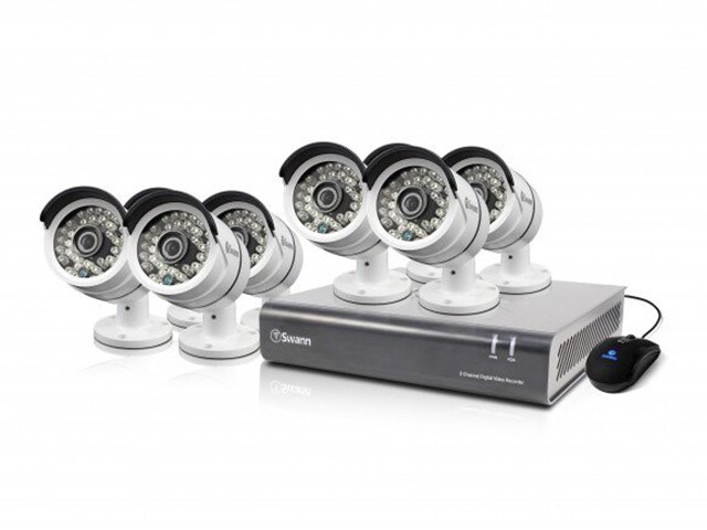 Swann SWDVK 846008 8 Channel 2TB HDD 1080p DVR with 8 x PRO A855 Cameras