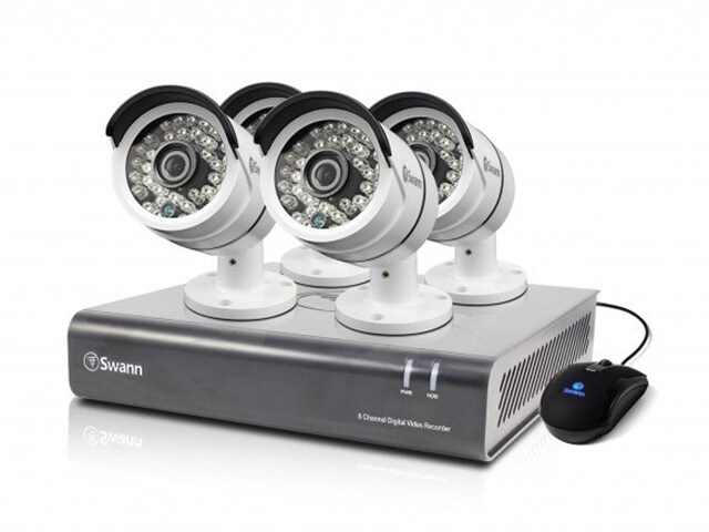 Swann SWDVK 846004 8 Channel 2TB HDD 1080p DVR with 4 x PRO A855 Cameras
