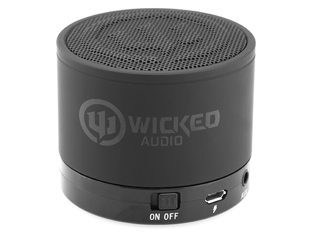 Wicked Audio Outcry Portable BluetoothÂ® Speaker Black