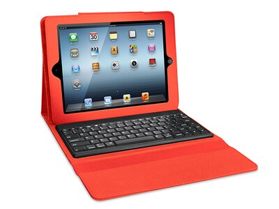 Étui HoneyComb d’iSound pour clavier d’iPad 2/3/4 — rouge