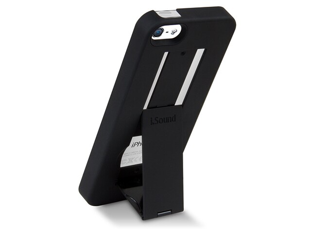 iSound TriView Case with Sliding Kickstand for iPhone 5 5s Black