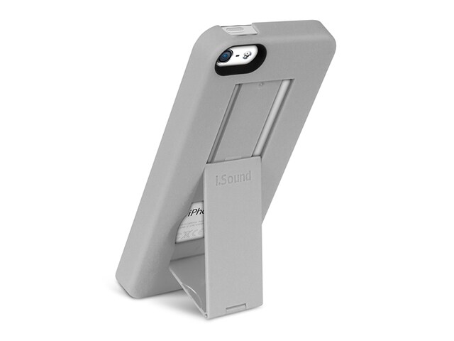 iSound TriView Case with Sliding Kickstand for iPhone 5 5s Grey