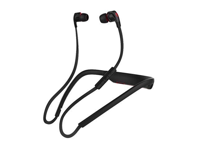 Skullcandy Smokinâ€™ Buds 2 In Ear Wireless Earbuds with In Line Control Black Red