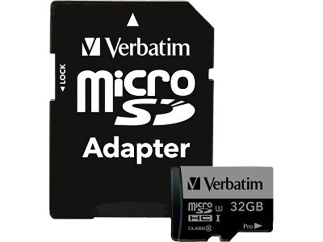 Verbatim 32GB Class 10 Pro 600X microSDXC Memory Card