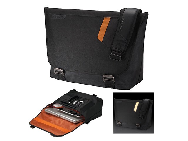 Everki Track Messenger Bag for 15.6â€� Laptop Black