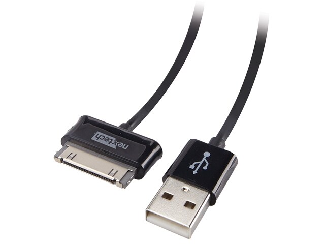 Nexxtech 0.9m 3â€™ USB Sync Cable for Samsung Galaxy Tab 10.1 Black