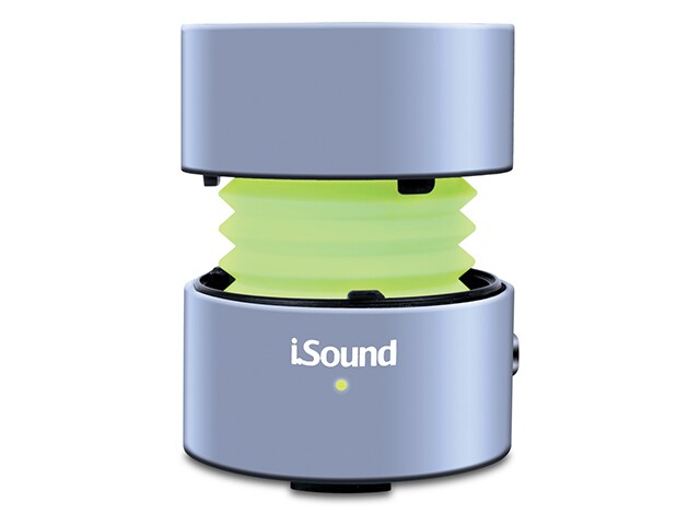 iSound Fire Glow Portable Rechargeable Speaker Silver