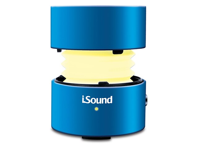 iSound Fire Glow Portable Rechargeable Speaker Blue