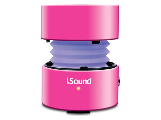 iSound Fire Glow Portable Rechargeable Speaker Pink