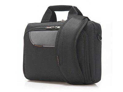 Everki Advance Briefcase for iPad/Tablets/Ultrabooks - Black