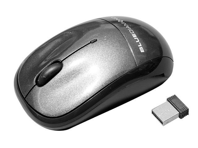 BlueDiamond Track Mobile Travel Wireless Mouse Silver