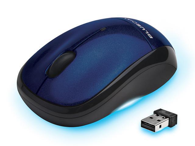 BlueDiamond Track Mobile Travel Wireless Mouse Blue