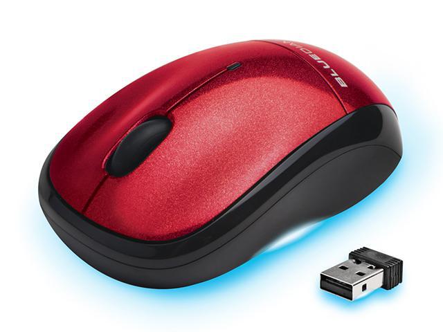 BlueDiamond Track Mobile Travel Wireless Mouse Red