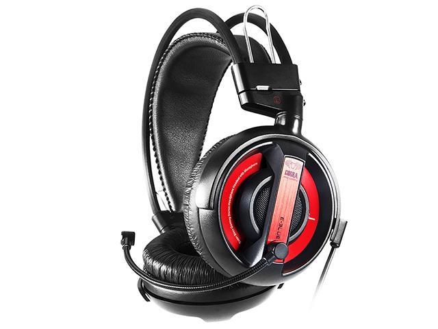 E Blue Cobra Series Over Ear Gaming Headset Red