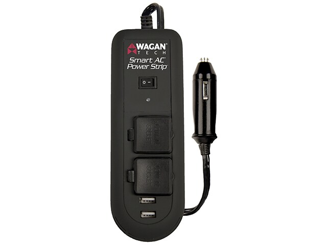 Wagan 2621 Smart AC 2 Outlet Car Power Strip
