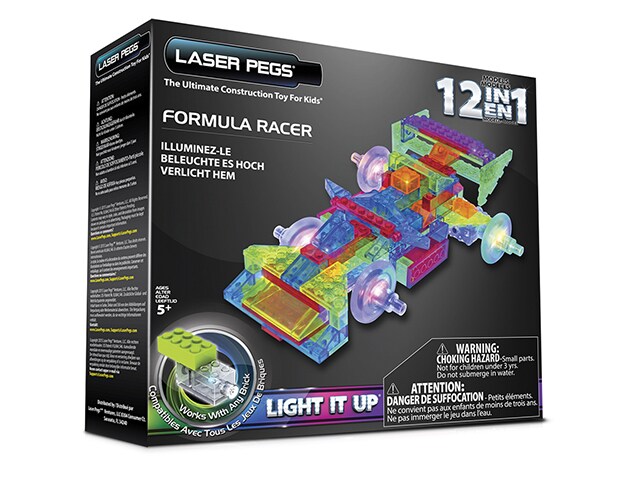 Laser Pegs Formula Racer 12 In 1 Building Set