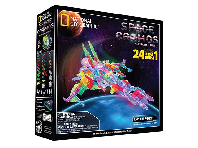 Laser Pegs National Geographic Space 8 In 1 Building Set