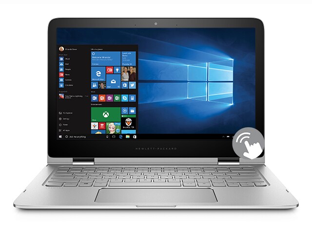 HP Spectre x360 13 4150ca 13.3â€� Convertible Laptop with IntelÂ® i7 6500U 512GB SSD 8GB RAM Windows 10 Home Silver