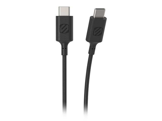 Scosche StrikeLineâ„¢ CC23I 0.9m 3â€™ USB C Charge Sync Cable Black