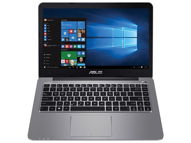 ASUS VivioBook E403SA US21 14â€� Laptop with IntelÂ® N3700 128GB eMMC SSD 4GB RAM Windows 10 Metallic Grey