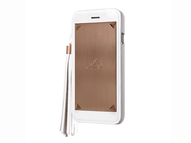 STI L LOVE TRIANGLE Flip Case for iPhone 6 6s White