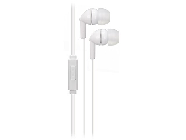 HeadRush HRB 110W Stereo Earbuds with In line Microphone White
