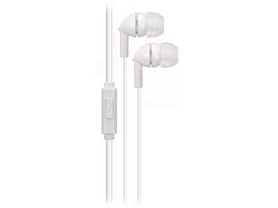 HeadRush HRB 110W Wired In-Ear Earbuds with In-line Controls - White