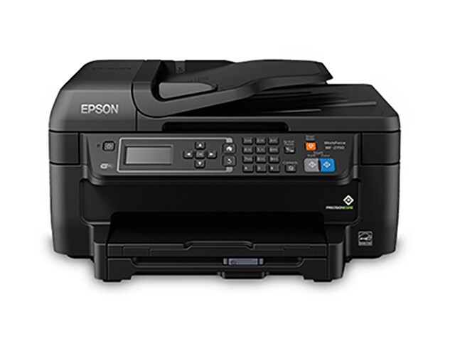 Epson WorkForce WF 2750 All in One Printer with 2.2â€� LCD Fax ADF 2 Sided Printing 150 Page Cassette