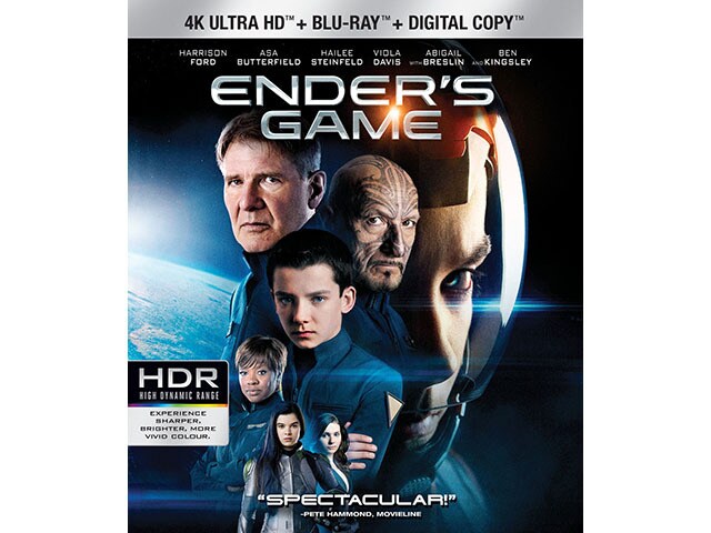 Enderâ€™s Game 4K UHD Blu ray